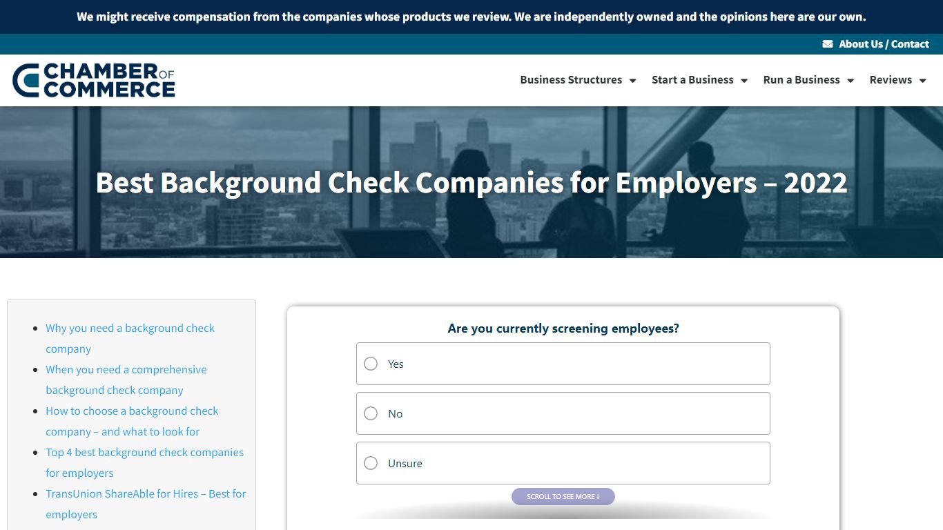 Best Background Check Companies for Employers – 2022